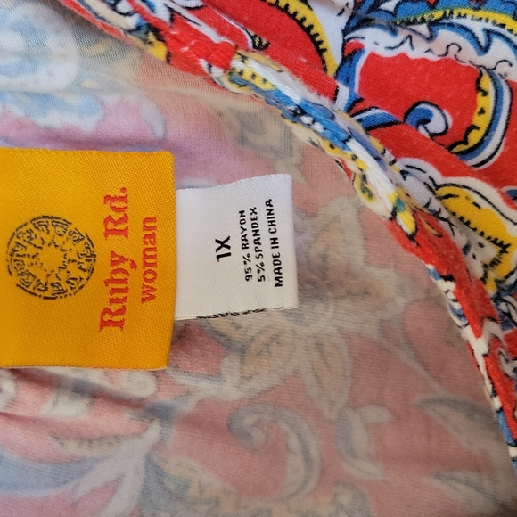 Ruby Rd./ Boho Blouse - Picture 3 of 5